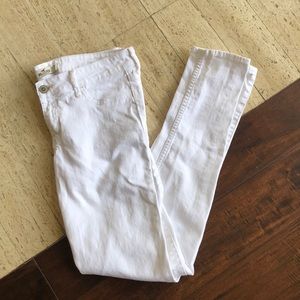 Hollister white jeans